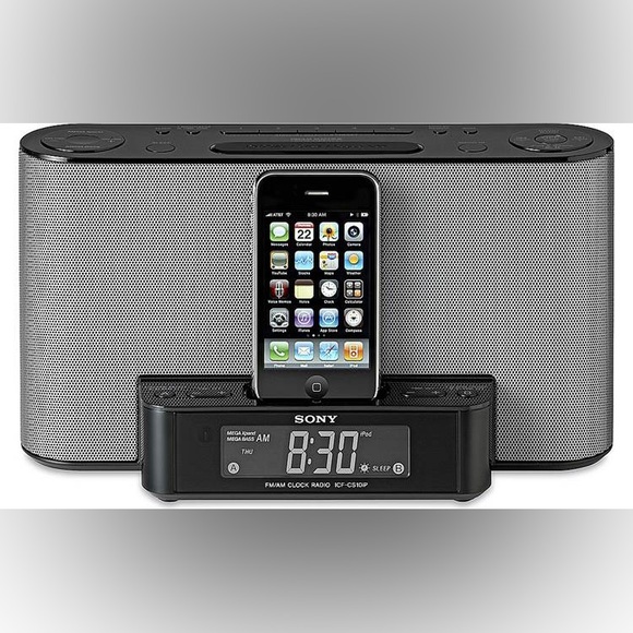 Sony Portable Audio & Video Sony Icfcsip Clock Radio Ipodiphone